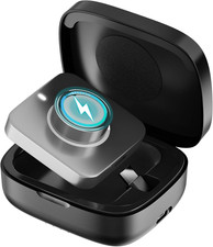 Portable Charging Case Compatible with Oura Ring Gen 3/4/5 Black