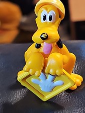 Disney Pluto Construction Figurine- 2.5 Inches