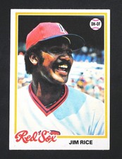 1978 TOPPS JIM RICE Baseball Card #670 NM-MT