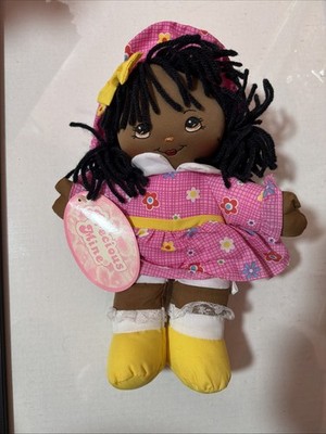 Vintage 1996 Precious Mine African American plush rag doll