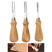 Leather Edge Skiving Beveler Tool,Wide Mouth Leathercraft Trimmer Leather Edge
