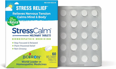 Boiron Stresscalm Tablets for Relief of Stress, Anxiousness, Nervousness, Irrita