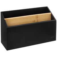 Schreibtisch Organizer Stiftehalter Aus Bambus Und Mdf 25X9X16Cm BüRo Organizer