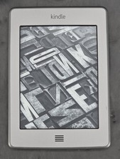 AMAZON KINDLE TOUCH 4TH GEN 6" DISPLAY eBOOK READER 4GB/WIFI D012000 SILVER