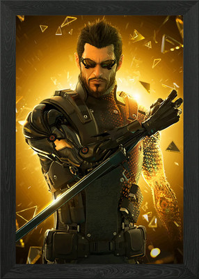 Deus Ex gerahmtes Wandbild Poster Leinwanddruck Bild