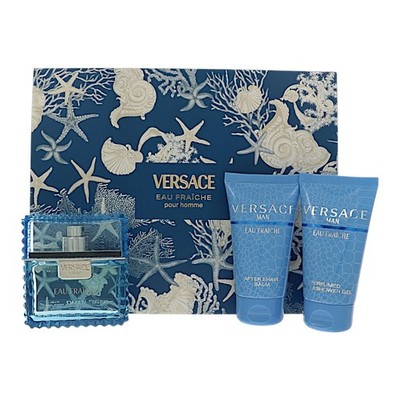 Versace Eau Fraiche 3 Piece Set For Men 3 Piece Set by Versace Gift Set for Men