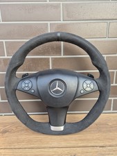 VOLANTE VOLANTE SPORTIVO MERCEDES AMG W212 W207 LEVE CAMBIO FULL ALCANTARA