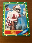 1986 Topps Jerry Rice RC #161 Rookie Card San Francisco 49ers