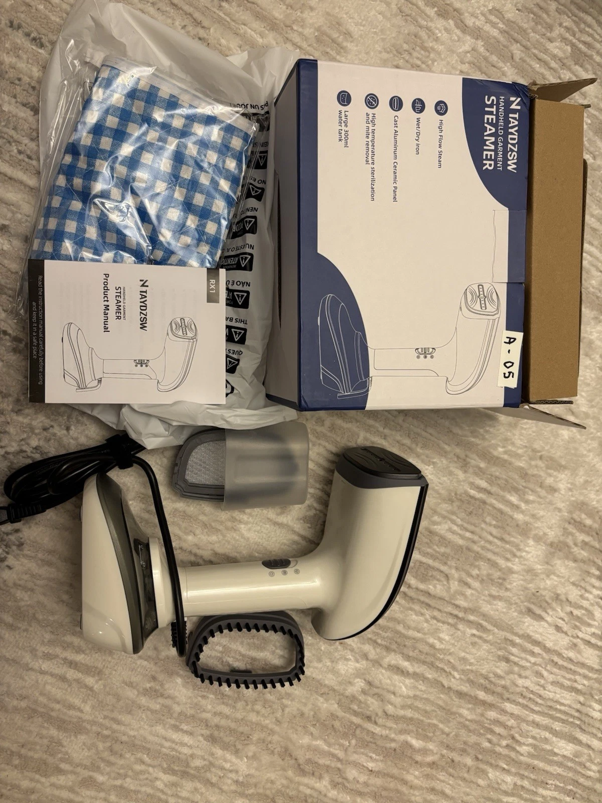 taydzsw Handheld Garment Steamer OPEN BOX (A-05)