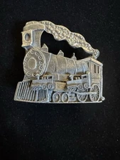 Torino Pewter Train Trinket Box With Earrings And Necklace Set Train Lover