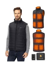 Men  s Heated Vest with Battery Pack Included 16000mAh 7.4V, Warming Heated