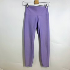 Alo Yoga High Waist Leggings Lavender Purple Womens Activewear Yoga Cropped SZ S