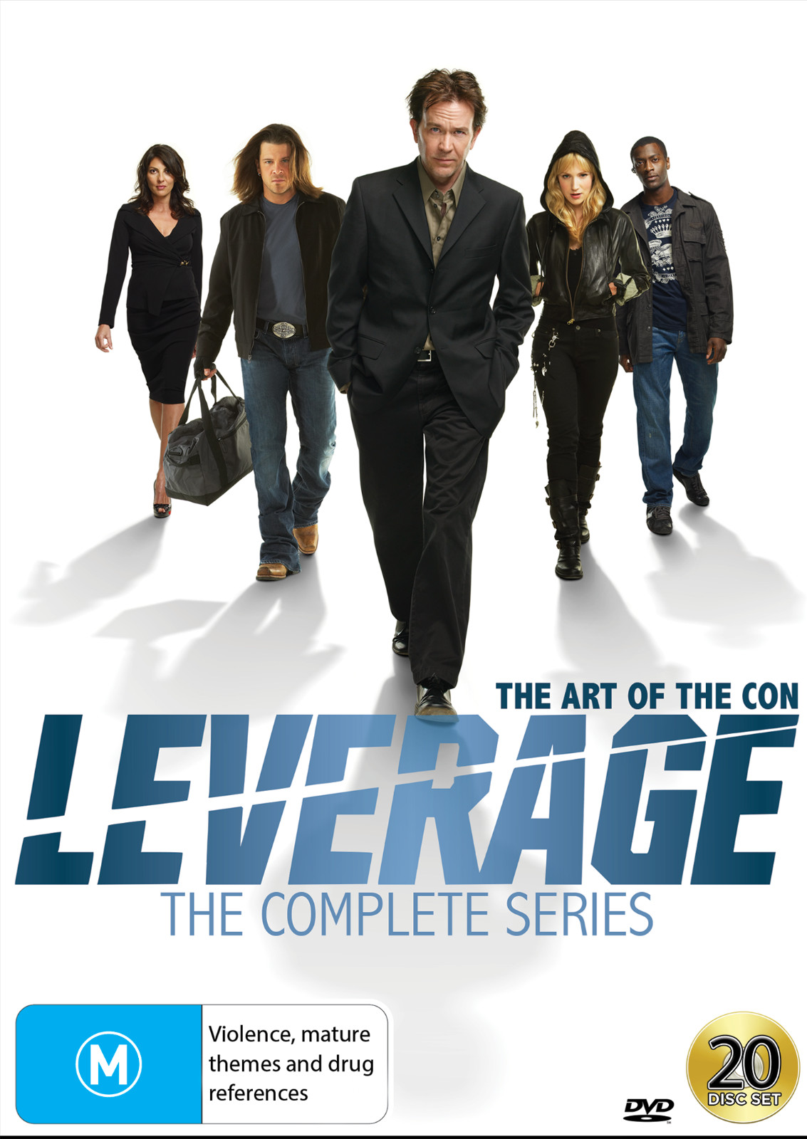 Leverage - The Complete Series DVD (Season 1-5) New UK Region 2 Compatible