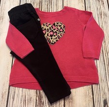 Girls Bundle 6-9-12 Months Janie  Jack  TCP Pants Sweater Halloween Shirt