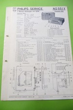 Manuale Di Servizio Per Philips ND 551 V, Paladin 551, ORIGINALE
