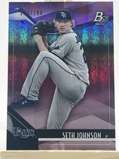 2021 Bowman Platinum - Top Prospects Seth Johnson #TOP-96 Pink /199 (RC)