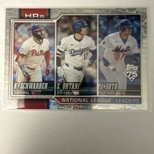 2026 Topps Series 1 Opening Day Insert NL HR Leaders Schwarber, Ohtani, Soto 🔥