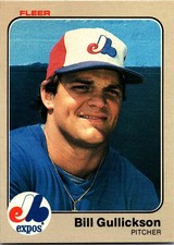 1983 Fleer Bill Gullickson #284