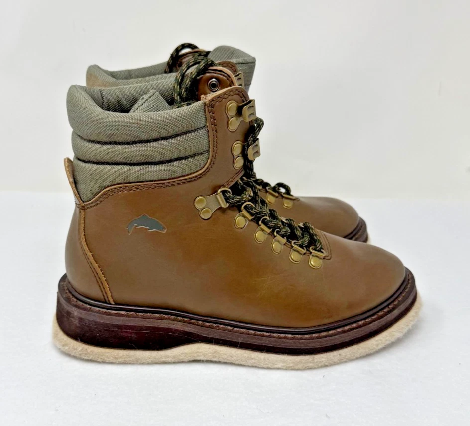 Botas de vadeo Simms Freestone con suela de fieltro pesca con mosca - para hombre talla 6 usadas en excelente estado #011199-00 Foto 4 de 4