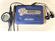 Sony WM-FX877 Walkman Portable Cassette Player FM AM Radio Auto reverse Blue