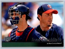 2010 Upper Deck #587 Twins Checklist (Joe Mauer / Joe Nathan) CL
