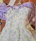 Little Lass Girl's 3-Piece Dress, Cardigan & Purse Set Size 3T Nwt Pastel Lilac — photo 2