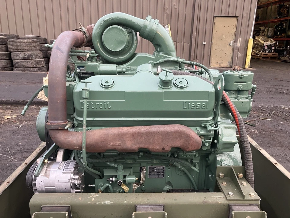 MOTOR DIÉSEL DETROIT 8V92TA reconstruido Foto 3 de 4