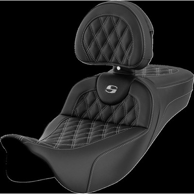 Roadsofa  Extended Reach Seat - Lattice Stitch - Silver Stitch A808-07R-184SIL