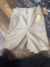 French Toast Boys Size 14 Khaki Flat Front Uniform Shorts NWT