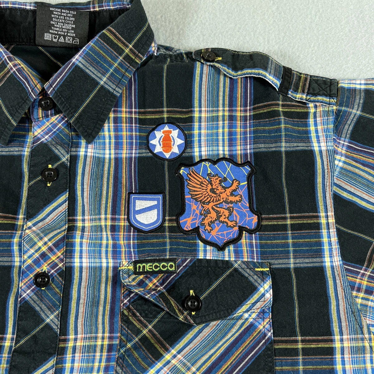 Supreme Washed Stripe Polo “Black” Mecca Blue Shirts for Men for sale | eBay