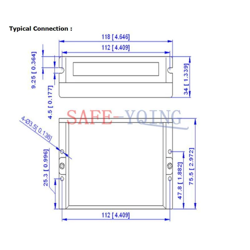 ACS606+BLM57180-1000 Servomotor sin escobillas con motor Driver CNC Kit 180W DC 36V Foto 4 de 4
