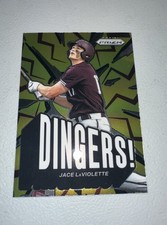 2025 Panini Prizm Jace Laviolette Dingers #13 Cleveland Guardians 