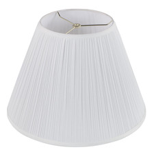 Aspen Creative 33137 Mushroom Pleated Traditional Spider Lamp Shade Pleated