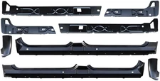 2007-2013 Chevy & Gmc Pickup Inner Outer Rocker Panel and Cab Corner Set CrewCab