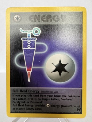 FULL HEAL ENERGY 81/82 ENG TEAM ROCKET POKEMON
