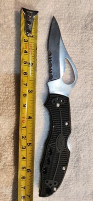 Byrd by Spyderco Meadowlark 1st Gen Folding Knife - Partially Serrated 8Cr13MoV 