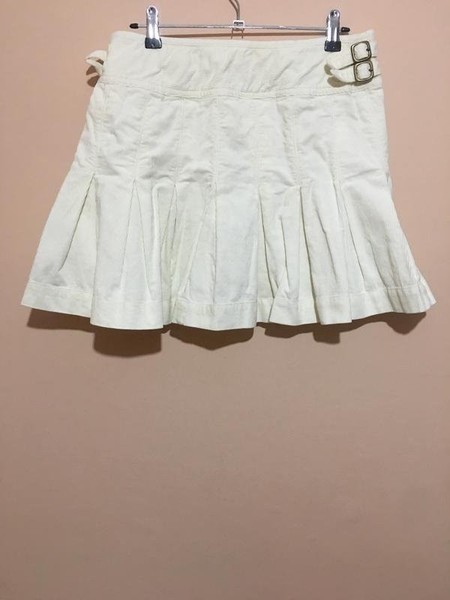 Women Polo Jeans Skirt White Velvet 40 / L / 48