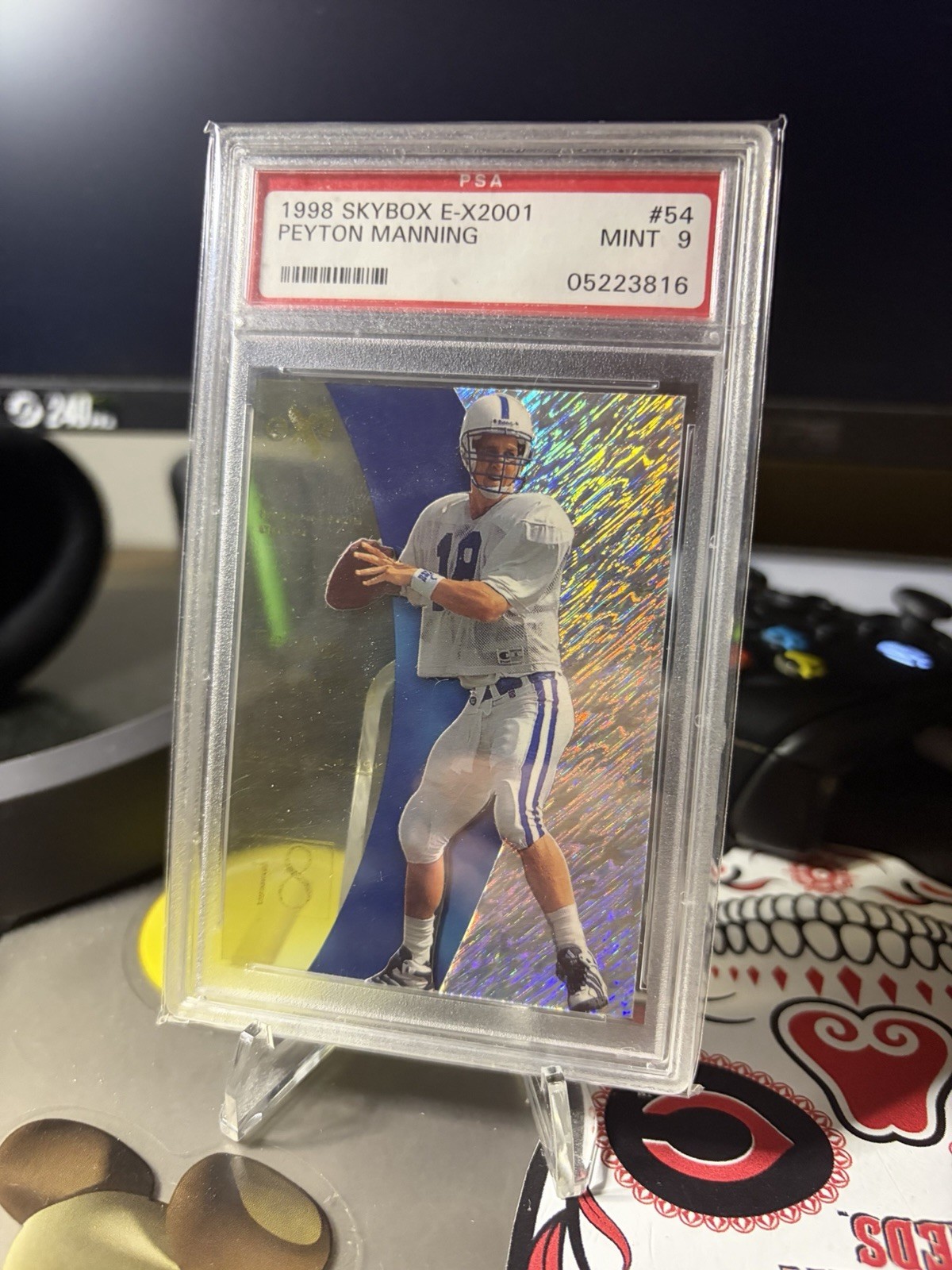 1998 SkyBox EX 2001 Peyton Manning #54 Indianapolis Colts