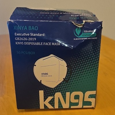 XINYA BAO KN95 Disposable Face Masks GB2626-2019 Multicolor 50pcs