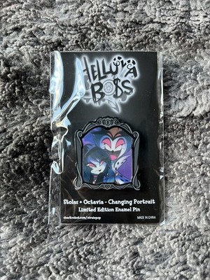 Helluva Boss Stolas & Octavia Changing Portrait Emaille Pin Limited Edition