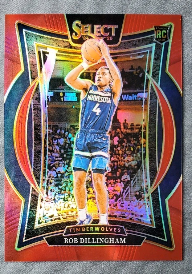2024-25 Panini Select - Concourse Robert Dillingham #84 Red Prizm /199 (RC)