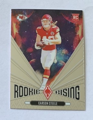 2024 Panini Phoenix - Rookie Rising Carson Steele #RR-CSE (RC)