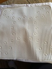 Clorox Cushion White New No Package Bath Mat With Suction Cups