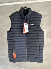 Berghaus BNWT Mens *Authentic* Vaskye Hydroloft Down Gilet Vest - XL - Black