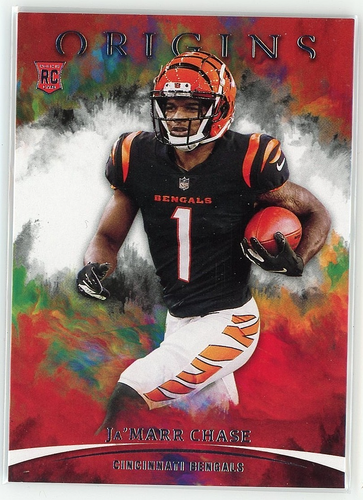 2021 Panini Origins Ja'Marr Chase Rookie Card #112 RC Cincinnati Bengals