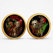 Freddy Vs Jason Horror Movie Coin Nightmare On Elm Street Freddy Krueger Coin Freddy Vs Jason Horror Movie Coin Nightmare On Elm Street Freddy Krueger Coin