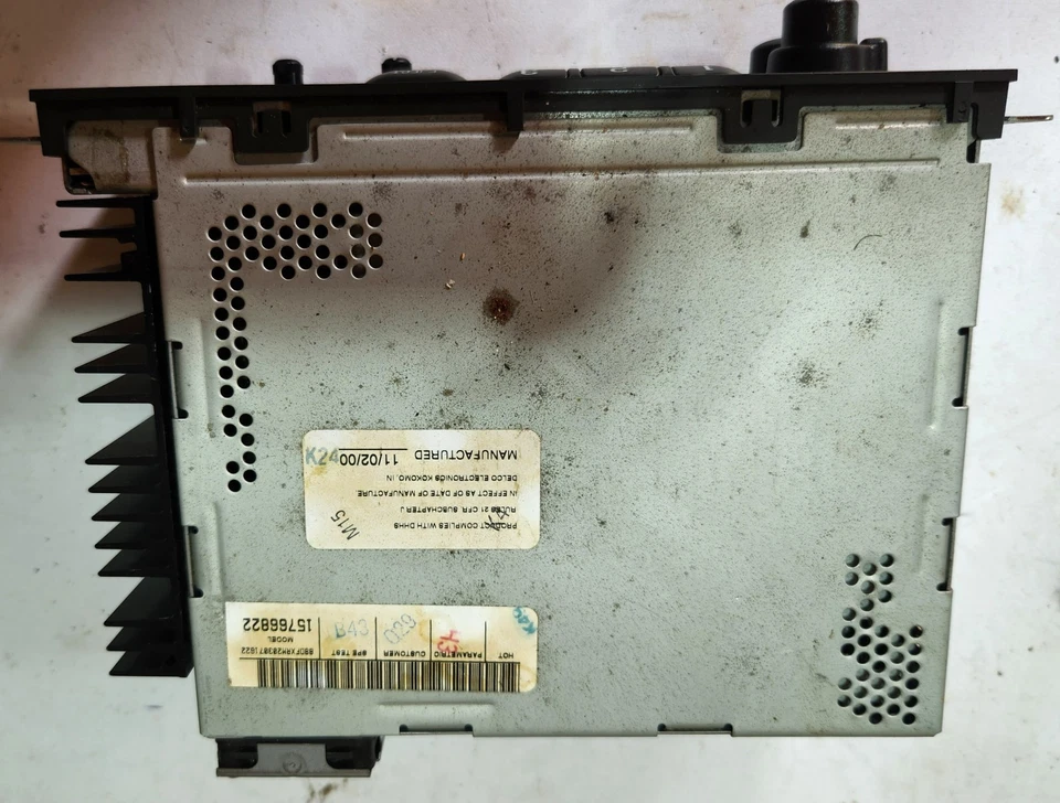 Chevrolet Silverado Blazer 1998-2003 reproductor de casete usado 16252315 probado por fabricante original* Foto 2 de 4