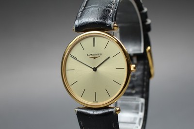 [Near MINT] Longines Grand Classic L4.635.2 33mm Gold Dial Quartz Herrenuhr