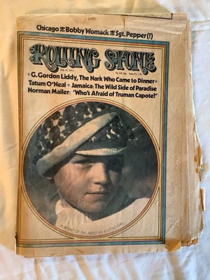 Vintage July 1973 ROLLING STONE Newspaper G. GORDON LIDDY Bob Dylan DAVID BOWIE