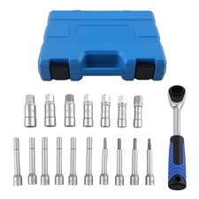 18pcs Shock Absorber Tool Kit  Suspension Strut Nut Removal Top Mount Tool Kit